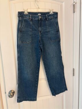 Old Navy Straight-Leg Blue Denim Jeans size 10
